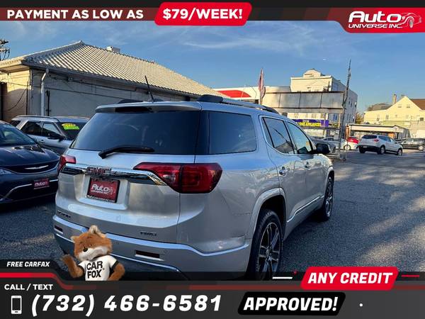 2019 GMC Acadia Denali 4x4SUV SUV 4 x 4 4-x-4-SUV - $500 (Todos los precios anunciados son PAGOS INICIALES)63614719790209123