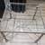 Beautiful Beveled Glass Coffee / Side / Accent Table with Metal Base! 3 thumbnail