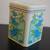 Vintage Hallmark Blue Flower tin 1 thumbnail