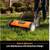 LawnMaster LMRM1801 Push Reel Lawn Mower 18-Inch 5-Blade Orange 6 thumbnail
