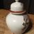 VINTAGE JAPANESE PORCELAIN WARE URN GINGER JAR W/LID BIRDS FLOWERS 4 thumbnail