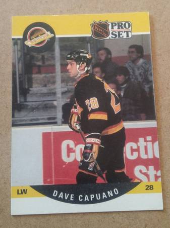 Dave Capuano Rookie Card 1