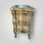 Short French Country Nightstand Distressed Crackle Sage 2 Drawers 3 thumbnail
