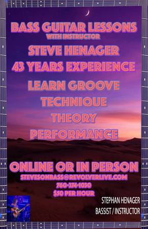 Bass guitar lessons 1