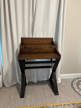 Small Antiqued Secretary Desk 1