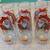 6 In-N-Out Burger Christmas Drinking Glasses Tumblers 2 thumbnail