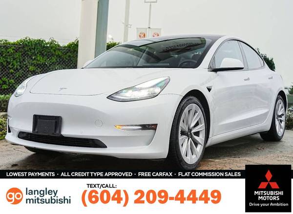 2021 Tesla Model 3 Long Range | AWD | ACCELERATION BOOST | 19" WHEELS 1