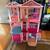 Barbie doll house about 4 ft tall, 3 story house with elevator and car 1 thumbnail
