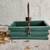 VINTAGE WOODEN GREEN TRUG WITH SHOVEL 3 thumbnail