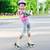 Buric Roller Skates for Girls, PU Leather Kids Light Up, Size 6 6 thumbnail