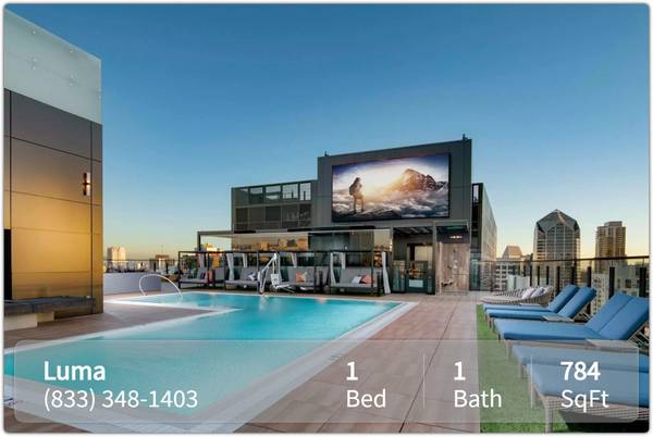 $4,150 / 1br - 784ft2 - 6 weeks free on 15-16-month leases if you apply by 10/15/25! (San Diego - Little Italy)63998453949315120