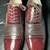 Giorgio Venturi Leather Dress Shoes Size 9 #5925 Burgundy Barely Used 2 thumbnail