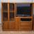 Oak entertainment center 1 thumbnail