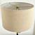 West elm 2 telescoping adjustable black metal natural linen table lamp 2 thumbnail