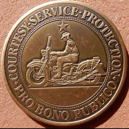 New Mexico State Police Bronze Medal 1935-1985 Golden Anniversary 1