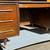 Vintage Executive Mid Mod Desk Mid Century Modern with Finished Back 3 thumbnail