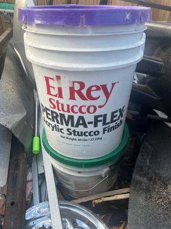 El Rey premix sand texture a bucket and a half half bucket white Full 1