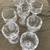 Heavy clear glass goblets 5 thumbnail