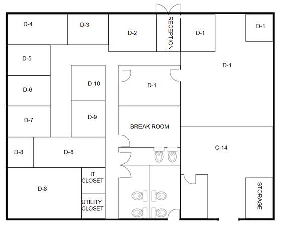 $635 / 500ft2 - AUTO DEALER APPROVED OFFICE w/ GATED PARKING- UTILITIES INCLUDED (I-17 & INDIAN SCHOOL)64024822529921123