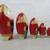 Kurt S. Adler 5 Piece Santa Claus Wooden Nesting Dolls 5 5/8" Tall 4 thumbnail