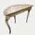 Small French-Provincial Demilune Console Table 4 thumbnail
