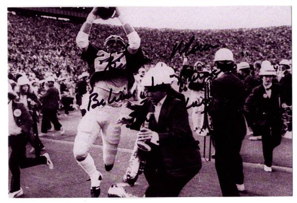 AUTO 4x6 Cal vs Stanford THE PLAY Kevin Moen Iconic TOUCHDOWN So Cool! 1
