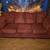 Maroon sleeper couch for sale 1 thumbnail