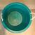 17 Gallon Tub with Rope Handles Plastic Bucket - Teal 2 thumbnail
