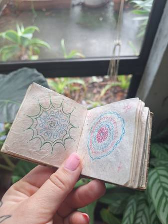 auctioning my tiny sketchbook 1