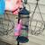 PATIO Garden Porch Lawn DECORATION Metal Plant Stand Solar Light 8 thumbnail