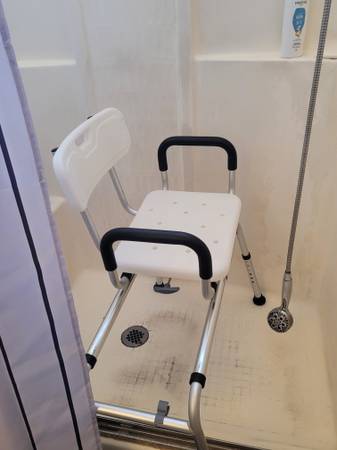 Rotating/Sliding Shower/Tub Chair 1