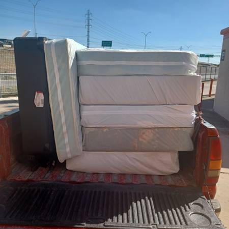 Twin Mattress & Box w/ frame Set 1