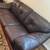 ____ Brown Leather Couch 1 thumbnail