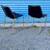 Restored CB2 Leather Wrapped Shell Chairs 7 thumbnail