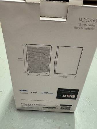Onkyo VC-GX30 Smart Speaker Wireless/Bluetooth: Google Assistance. - $119 (Belmont, Ma)63439137816577122