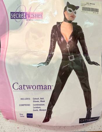 Catwoman - black catsuit - Halloween costume XS 1