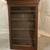 ANTIQUE SMALL WALL HANGING BOOKCASE OR CURIO CABINET 1 thumbnail