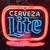 CERVEZA LITE NEON BEER SIGN 1 thumbnail