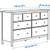 Excellent Condition 8 drawer IKEA Grey Color HEMNES Dresser 2 thumbnail