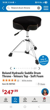 Roland hydraulic drum throne 1