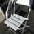 2 Folding In/Outdoor metal chairs, Bistro, Patio or? White paint. 2 thumbnail