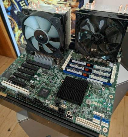 Intel S5520HC Server Board and dual Xeon x5670 CPUs 1