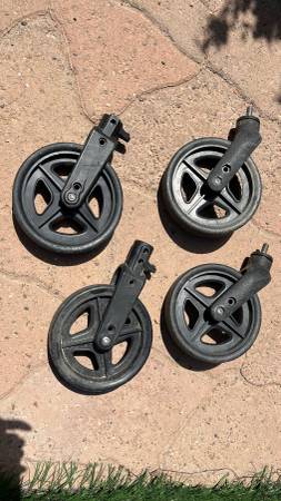 7 1/2” Replacement Rolling Walker Wheels 1