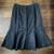 Ross Mayer Black 100% Linen A-line Trumpet Hem Skirt-Size 4 1 thumbnail