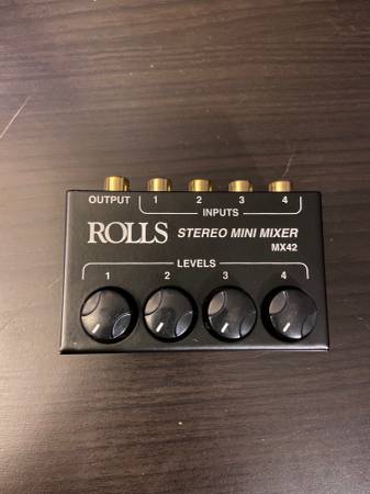 Rolls Stereo Mini Mixer MX42 1