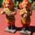 Vintage Miniature Nepalese Wooden Marching Band (8) 8 thumbnail