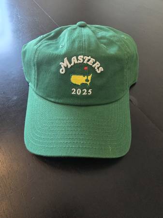 2025 Masters Tournament Dated Green Hat Augusta 1