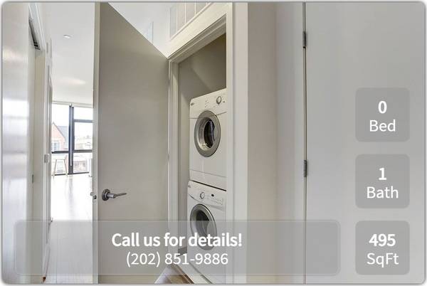 $2,040 / 495ft2 - The Shay - Estudio 495 pies cuadrados ¡(Washington - Shaw - D.C.)!63822289241219120