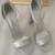 Chic Pier Linvale Women's Size 8 Silver Glitter Block Heel Sandals NEW 4 thumbnail