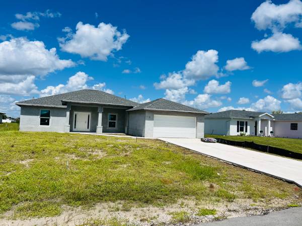 $264,900 Under Construction - Buyer Must Complete! 4 Bed 3 Bath 2 Car Garage (Cape Coral)64002015576195120